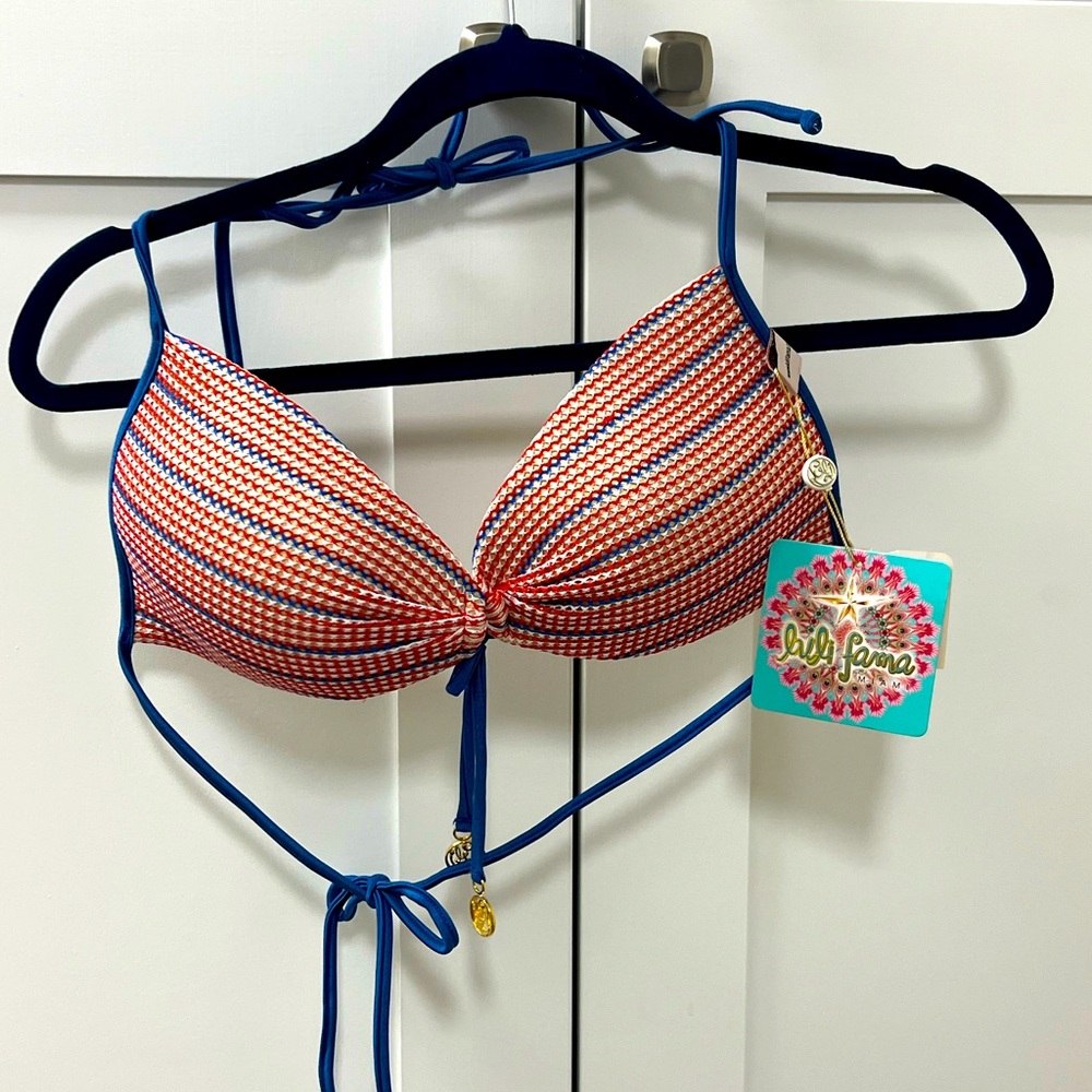 NWT Luli Fama Bikini Top